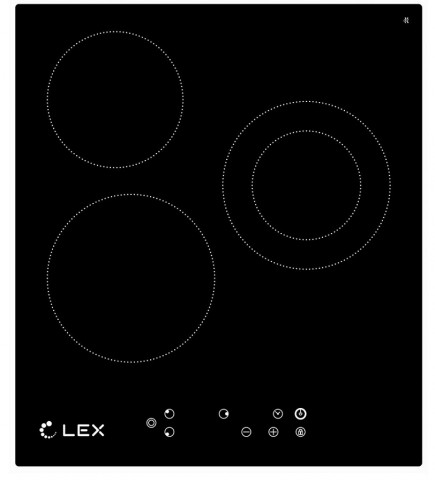Lex EVH 431 BL электрическая варочная панель