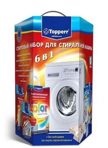Topperr 3209 стартовый набор для стиральной машины 6 в 1