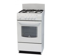 DeLuxe 5040.38 гщ цвет белый плита газовая