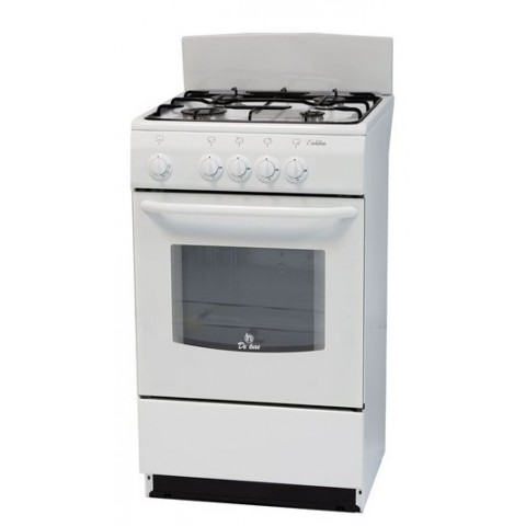 DeLuxe 5040.38 гщ цвет белый плита газовая DeLuxe 5040.38 гщ цвет белый плита газовая