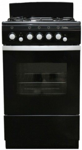 DeLuxe 5040.36 гщ цвет черный плита газовая