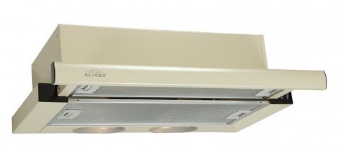 Elikor Интегра 60П-400-В2Л цвет крем/крем, вытяжка встраиваемая в шкаф
