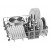 Bosch SMV 25BX01R встраиваемая посудомоечная машина