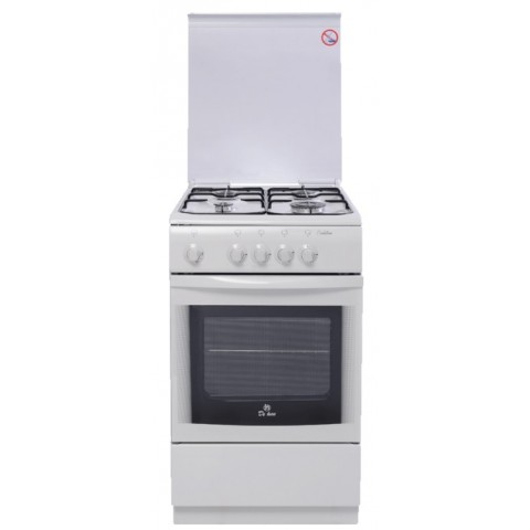 DeLuxe 506040.05 гкр цвет белый плита газовая DeLuxe 506040.05 гкр цвет белый плита газовая