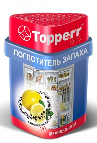 Topperr 3116 поглотитель запаха для холод. Лимон/уголь