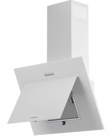 Krona Freya 600 white PB вытяжка наклонная, белая