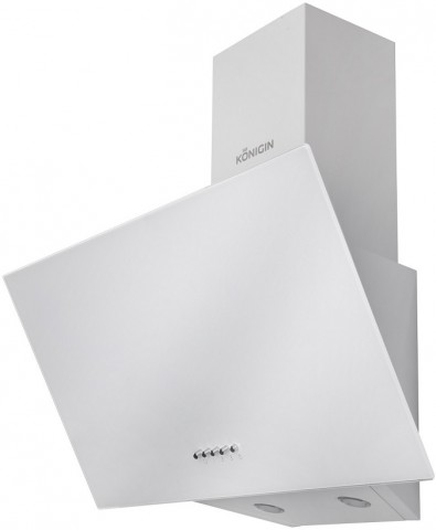Konigin Colibri White 50 цвет белый, вытяжка наклонная