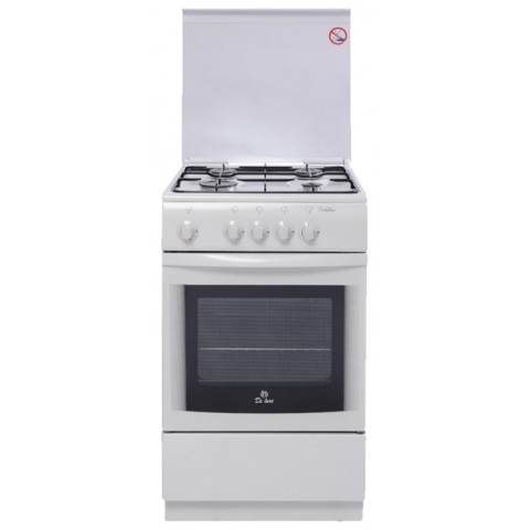 DeLuxe 5040.37 гкр цвет белый, плита газовая DeLuxe 5040.37 гкр цвет белый, плита газовая
