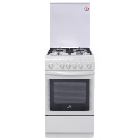 DeLuxe 506040.03 гкр чр цвет белый, плита газовая DeLuxe 506040.03 гкр чр цвет белый, плита газовая