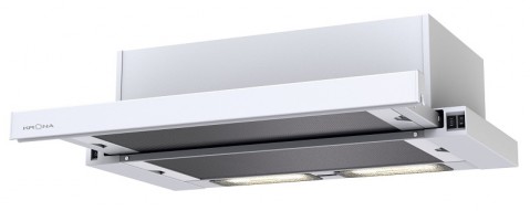 Krona Vendy 600 white (1 мотор) цвет белый, вытяжка встраиваемая Krona Vendy 600 white (1 мотор) цвет белый, вытяжка встраиваемая
