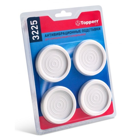Topperr 3225 антивибрационные подставки белые Topperr 3225 антивибрационные подставки белые