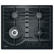 Midea MG649TGB газовая варочная поверхность, черная