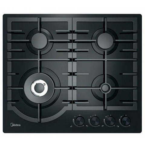 Midea MG649TGB газовая варочная поверхность, черная Midea MG649TGB газовая варочная поверхность, черная