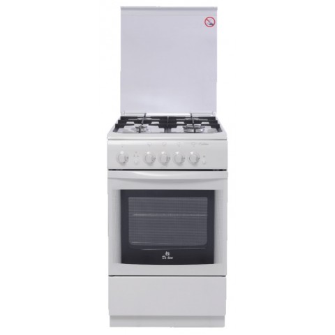 DeLuxe 506040.04 гкр чр цвет белый плита газовая DeLuxe 506040.04 гкр чр цвет белый плита газовая