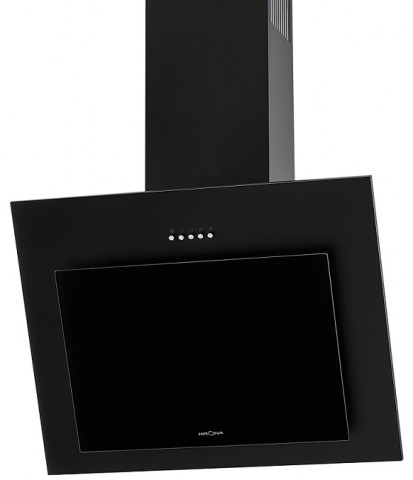 Krona Freya 600 black PB вытяжка наклонная, черная