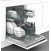 Indesit DIS 1C69 встраиваемая посудомоечная машина