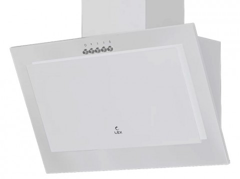 Lex Mio 600 White цвет белый, вытяжка наклонная Lex Mio 600 White цвет белый, вытяжка наклонная