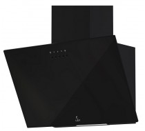 Lex Moza 600 Black цвет черный, вытяжка наклонная