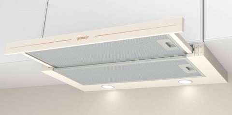 Gorenje BHP62CLI цвет бежевый, вытяжка встраиваемая