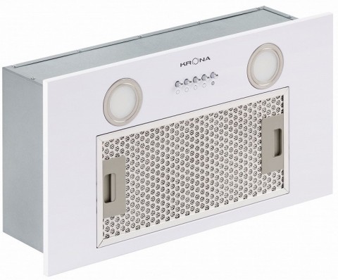 Krona Selina 600 white PB вытяжка встраиваемая