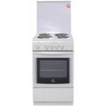 Deluxe 5004.13э кр цвет белый, плита электрическая