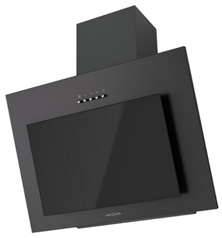 Krona Fiona 600 black PB вытяжка наклонная, черная