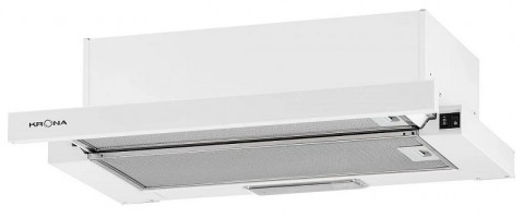 Krona Kerry 600 White PB цвет белый, вытяжка встраиваемая