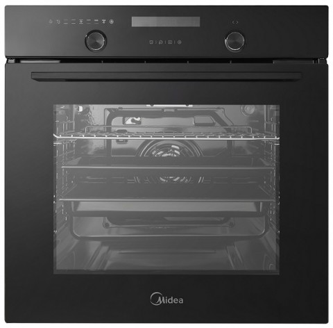 Midea MO 78107CGB электрический духовой шкаф, цвет черный