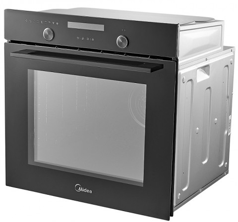 Midea MO 78107CGB электрический духовой шкаф, цвет черный