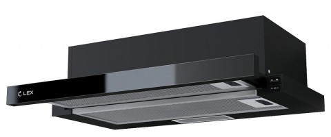 Lex Hide G 600 Black вытяжка, встраиваемая в шкаф
