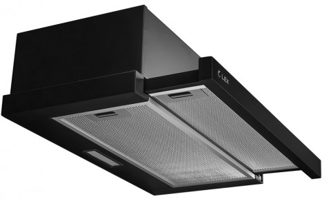 Lex Hide 600 Black вытяжка, встраиваемая в шкаф