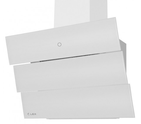 Lex Rio GS 600 white, цвет белый, вытяжка наклонная Lex Rio GS 600 white, цвет белый, вытяжка наклонная