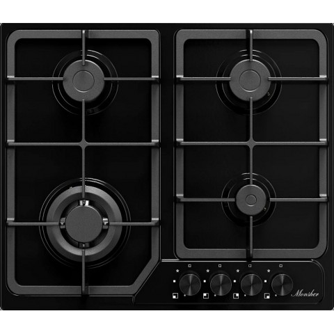 Monsher MSG 63 Noir газовая варочная поверхность Monsher MSG 63 Noir газовая варочная поверхность