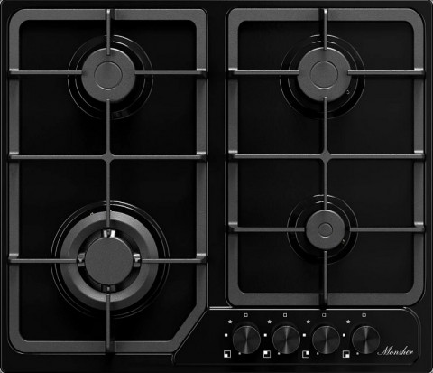 Monsher MSG 63 Noir газовая варочная поверхность 