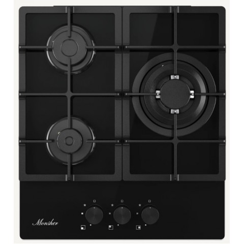 Monsher MGG 43 Noir газовая варочная поверхность Monsher MGG 43 Noir газовая варочная поверхность