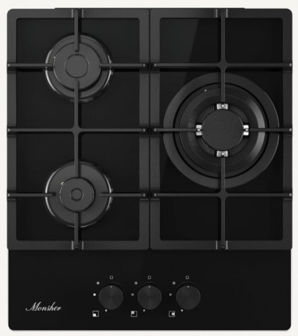 Monsher MGG 43 Noir газовая варочная поверхность Monsher MGG 43 Noir газовая варочная поверхность